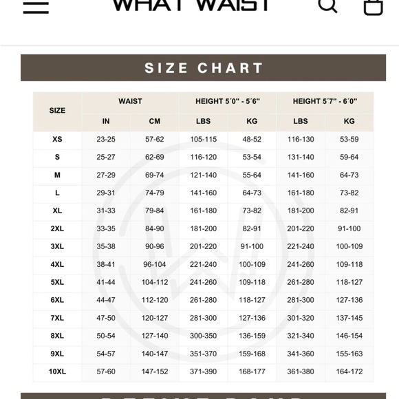 Condition: Excellent/New | What Waist Vapor Define Band - Black XL - Picture 4 of 9